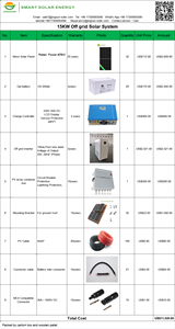 Sistema Solar Monocristalino Jingsun Conectado/Desconectado a la Red de 8-15KW, Sistema Completo de Almacenamiento de Energía Sin Batería - Product Image 2