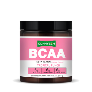 Buona qualità BCAA polvere tropicale Punch integratore alimentare supporta il cervello e la funzione cognitiva aminoacidi in polvere - Product Image 1