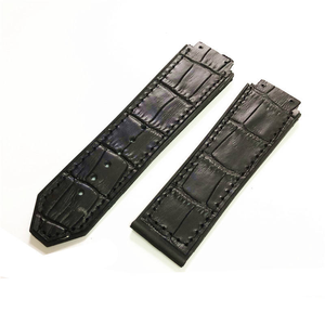 Correas de Reloj Híbridas de Cuero FKM Clásicas y Transpirables al por Mayor, 23x16x20mm, para Relojes Deportivos de Alta Calidad - Product Image 1