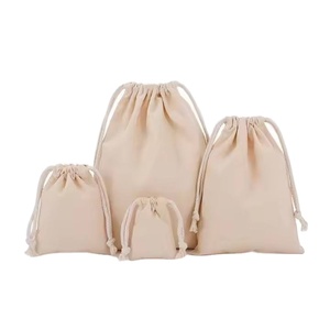 Premium Reusable Custom Different Size Canvas Muslin Gift Package <b>Bag</b> Dust <b>Bag</b> Cotton Drawstring <b>Bag</b> - Product Image 1