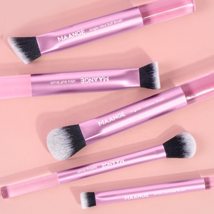 5 pièces véritable nouveau Style haute Technique luxe professionnel voyage Logo personnalisé <span class=keywords><strong>Kit</strong></span> de pinceaux de maquillage - Product Image 2