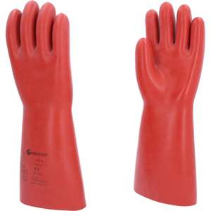 KS TOOLS Guante protector de electricista con protección mecánica, talla 11, clase 4, Rojo - Product Image 3