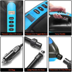 Pompe à Air électrique Portable, nouveauté, pompe à Air électrique haute pression, <span class=keywords><strong>pour</strong></span> Camping, tentes gonflables, 16 PSI DC - Product Image 3