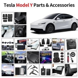 Boîte <span class=keywords><strong>de</strong></span> rangement pour coffre pour Tesla Model Y Juniper, organisateur arrière, coin latéral, voitures, bobine <span class=keywords><strong>de</strong></span> Dodge Durango, radio, volant - Product Image 1