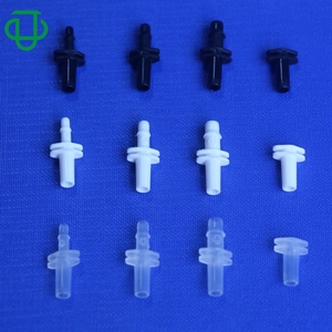 Adaptador de nailon Luer macho a barb, conectores de tuberías de laboratorio, accesorio Luer Lock de plástico con púas, material PP, multicolor - Product Image 1