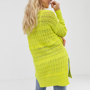 Pullover da donna primavera estate <span class=keywords><strong>cacciatore</strong></span> verde uncinetto maglia Casual Design cavo per la stagione autunnale - Product Image 2