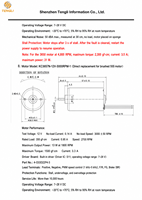 Motor DC Brushless 36mm BLDC 3657 12V 24V Kecepatan Tinggi Tahan Lama 3-Fasa Tanpa Sensor Pemasangan Flens untuk Pompa Mikro Rumah Pintar Oli