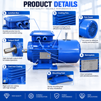 Moteur de freinage électromagnétique série YEJ 110-160KW 6p 50Hz 60HZ Moteur asynchrone triphasé à freinage