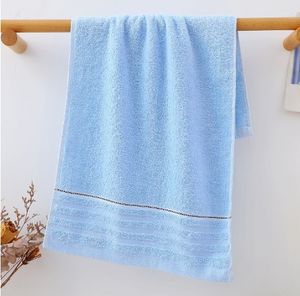 25*50 CM Cadeau de pendaison de crémaillère Anneau de cheveux crypté Couleur Serviette de couleur unie Serviette super absorbante - Product Image 4