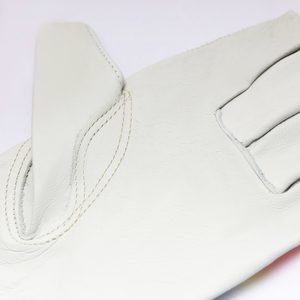 Sarung Tangan Kerja Keamanan Visibilitas Tinggi Kulit dengan Strip Reflektif Hi-Vis untuk Konstruksi Industri dan Pekerjaan Luar Ruangan - Product Image 5