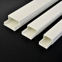 Goulotte de câblage PVC en U pour extérieur, isolée, ignifuge, anti-vieillissement, sans fixation par clouage, sans encombrement, à coller, garantie 5 ans