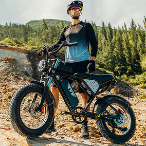 Spedizione Gratuita negli Stati Uniti, Yvy Ridstar Q20 Bici Elettrica <span class=keywords><strong>da</strong></span> 20 Pollici, 48V 20ah, Mountain <span class=keywords><strong>Bike</strong></span> Elettrica con Pneumatici Larghi per Adulti - Product Image 2