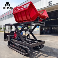 Neuer OKEMAN Diesel Euro 5 Linkslenker 5-Tonnen-Raupentransporter 57 PS Leistung für Landwirtschaft/Bauarbeiten