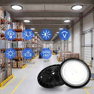 ไฟไฮเบย์ LED ทรงยูเอฟโอ ดีไซน์เพรียวบาง ผลิตแบบสั่งทำพิเศษ 100W 150W 200W IP65 กันน้ำ สำหรับใช้ในเชิงพาณิชย์ เช่น ซูเปอร์มาร์เก็ต โรงยิม โรงงาน - Product Image 2