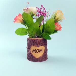 Portaplumas de Resina con Diseño de Búho Religioso, Linda Figura de <span class=keywords><strong>Mam</strong></span>á, Organizador de Escritorio, Decoración de Jardín, <span class=keywords><strong>Mini</strong></span> Maceta, Regalo para el Día de la Madre - Product Image 3