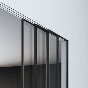 New Arrival hẹp khung nhôm cửa trượt thiết kế hiện đại bền cửa trượt với nhiều tấm - Product Image 6