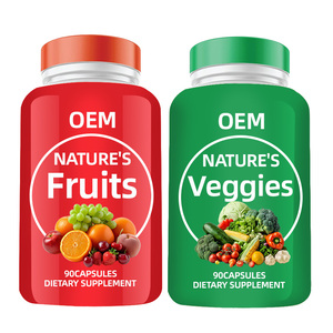 Supplément de fruits et légumes-Superaliments naturels pour aliments entiers-Soutient les niveaux d'énergie, avec de l'aloe vera-Sans soja-90 pièces - Product Image 1