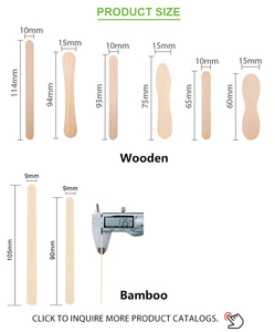65mm 93mm 114mm gỗ Kem Popsicle dính với logo - Product Image 5