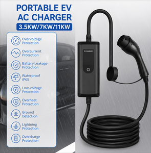 Chargeur EV portable OEM 3,5 kW 7 kW 11 kW, chargeur EVSE de niveau 2 pour Tesla, <span class=keywords><strong>Ford</strong></span>, GM, véhicules électriques - Product Image 2