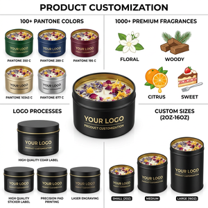 <span class=keywords><strong>Bougie</strong></span> en cire de soja aux fleurs séchées infusées de cristaux, pierres précieuses naturelles pour rituels de manifestation et <span class=keywords><strong>d</strong></span>écoration esthétique <span class=keywords><strong>d</strong></span>'intérieur parfumée - Product Image 2