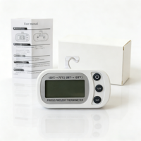 Thermomètre électronique multifonctionnel de laboratoire et domestique pour réfrigérateur, haute précision (-50°C à 70°C), en ABS, avec fonction mémoire
