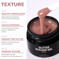 Gel à ongles 15g Soak Off UV LED Transparent Couleur Gelée Constructeur Rapide Gelée de Construction Extension Gel à ongles
