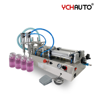 Sérum liquide semi-automatique de machine de remplissage des prix 2024 bon marché 10 -100 ml pour l'usine de petite entreprise
