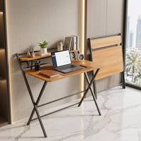 Bureau pliable portable et peu encombrant 80 50 75 cm pour dortoir et appartement
