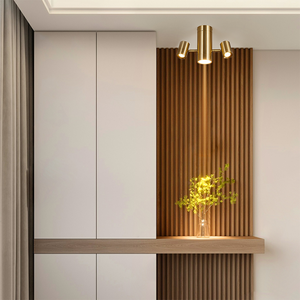 Copper Modern Nordic Style Indoor Chandelier <b>Ceiling</b> <b>Light</b> Cafe Minimalist Restaurant Bedroom Bedside Surface <b>Light</b> - Product Image 1