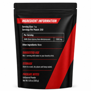 Bêta-hydroxybêta-méthylbutyrate (HMB-CA) personnalisé, qualité alimentaire 99%, HMB en poudre sans acide, sans produits laitiers, 100g, certifié 2 - Product Image 6