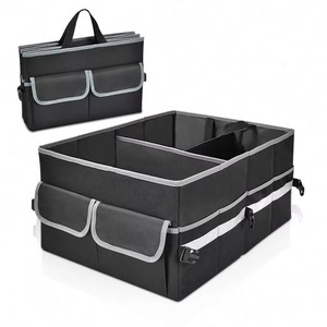 Organiseur de coffre de voiture pliable grande capacité, multi-poches, extensible, robuste, certifié BSCI - Product Image 2