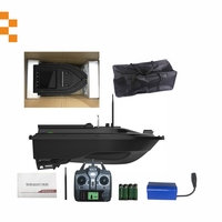 Bateau de pêche électrique RC pas cher avec moteur électrique GPS, lumière nocturne, retour automatique, batterie grande capacité, régulateur de vitesse D16B