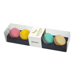 Hộp Bánh <span class=keywords><strong>Macaron</strong></span> Tinh Tế Bán Sỉ Bao Bì Bánh <span class=keywords><strong>Macaron</strong></span> Hình Cá Nhân Có Cửa Sổ - Product Image 3