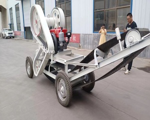 Concasseur à mâchoires mobile à moteur diesel 5,5 kW pour le traitement du granit en carrière, marque Hengtong, haute efficacité, technologie de pointe, longue durée de vie - Product Image 3