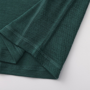 Camiseta Deportiva de Manga Corta de Estilo Moderno, Tejido de Punto con Serigrafía Sólida, Lana Merino, Malla Transpirable, Control de Humedad, Sin Olor - Product Image 5