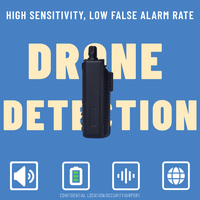Système de détection de drone UAV portable Système de détection de défense par drone Détecteur de drone portable étanche Système anti-sécurité FPV