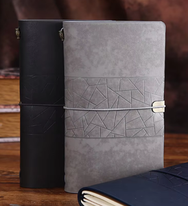 Bankkaarten Vasthouden Documenten A6 <span class=keywords><strong>6</strong></span>-Ring Losbladige Pu Lederen Notebookhoes Met Patronen Zakelijk <span class=keywords><strong>Notebook</strong></span> Aangepast Logo - Product Image 6