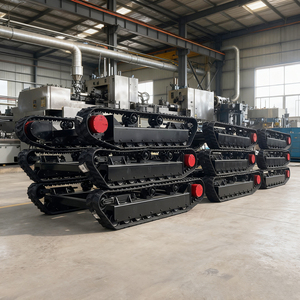 Trung Quốc bán chạy nhất jiashi unpowered theo dõi Chassis 2-mảnh cao su theo dõi 1 năm bảo hành cho điều kiện làm việc khắc nghiệt khác nhau - Product Image 4