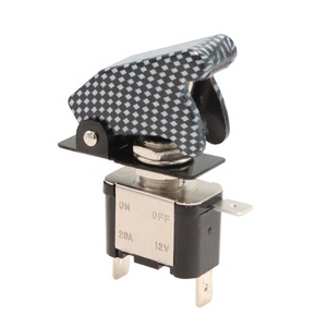 Interruttore a Levetta LED Illuminato 12V 20A, Controllo On-Off, Protezione di Sicurezza per Auto, Camion, Colori R/B/G/Y/<span class=keywords><strong>W</strong></span>, Realizzato in Metallo - Product Image 5