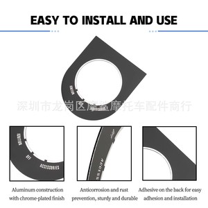 Cubierta de Tablero para Harley Softail Dyna, Interruptor de 53mm 91mm 79mm, Aluminio CNC, para Reparación de Motocicletas Harley - Product Image 4