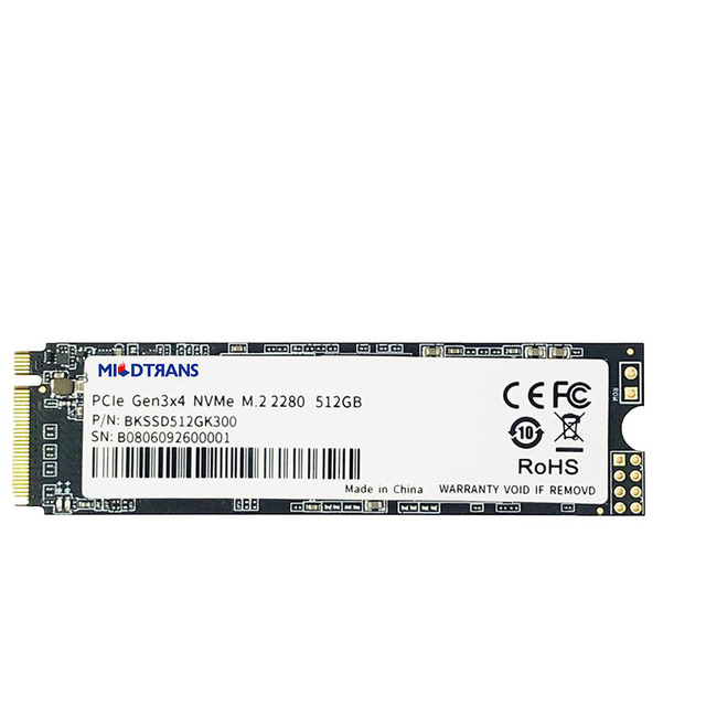 New Ssd for Laptop Nvme Pcie 3.0 High Performance PCIe 2280 M.2 SSD 512GB Gen 3*4 Internal Ssd Hard Drive