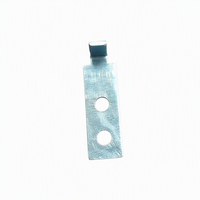Support de montage de capteur en acier inoxydable usiné CNC de haute précision sur mesure avec brochage