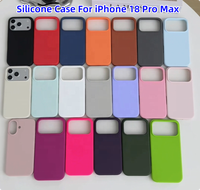 Funda Protectora de Silicona Premium para iPhone 18 Pro Max 13 14 15 16 17 Pro S26 Ultra S24, Fundas de Silicona para Teléfono