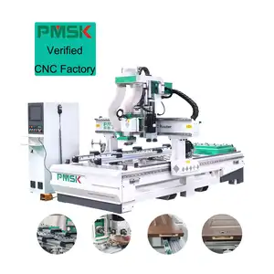 High Accuracy Woodworking Hinge Boring Wood Door Lock Mortising Machine CNC Drilling Machine