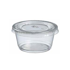 Nước Sốt nhựa <span class=keywords><strong>container</strong></span> với nắp kín 3 cm x đường kính 6.5 cm 60 ml - Product Image 1
