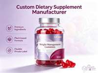 Gummies OEM à Marque Blanche pour la Gestion du Poids chez l'Adulte : Équilibre Métabolique et Soutien Quotidien au Bien-être - 60 Gummies en Forme de Cœur