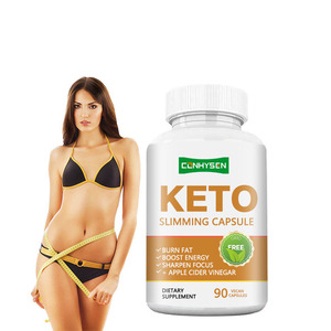 वजन प्रबंधन के लिए निजी लेबल प्रीमियम कीटो स्लिमिंग कैप्सूल प्रोटीन के साथ केटोन स्तर कैप्सूल - Product Image 1