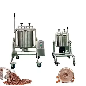Çikolata kakao çikolata melanger fasulye freze makinesi çikolata tavlama makinesi için küçük arıtma bilyalı değirmen