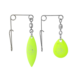 LUSHAZER Spinner lame a cucchiaio lame da <span class=keywords><strong>pesca</strong></span> accessori per lama in metallo Spinner a cucchiaio con attrezzatura da <span class=keywords><strong>pesca</strong></span> girevole - Product Image 1