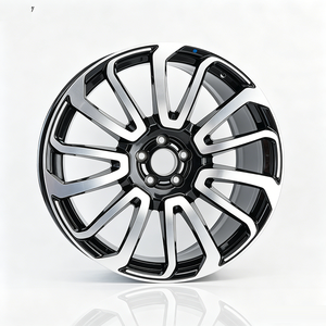 Nuevas Llantas Negras de 20, 21 y 22 Pulgadas con Brillo Metálico y Superficie Mecánica Forjada, Aptas para Land <span class=keywords><strong>Rover</strong></span> - Product Image 2